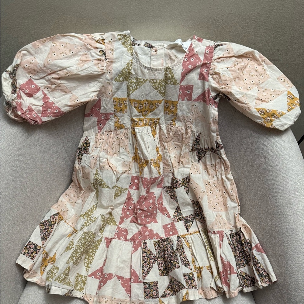 H&M Patchwork  Dress- HTF